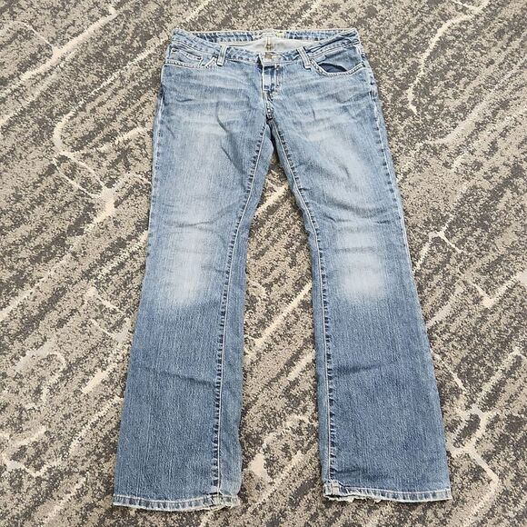 American Eagle Stretch Skinny Flare Jeans 6 Reg - Picture 1 of 11